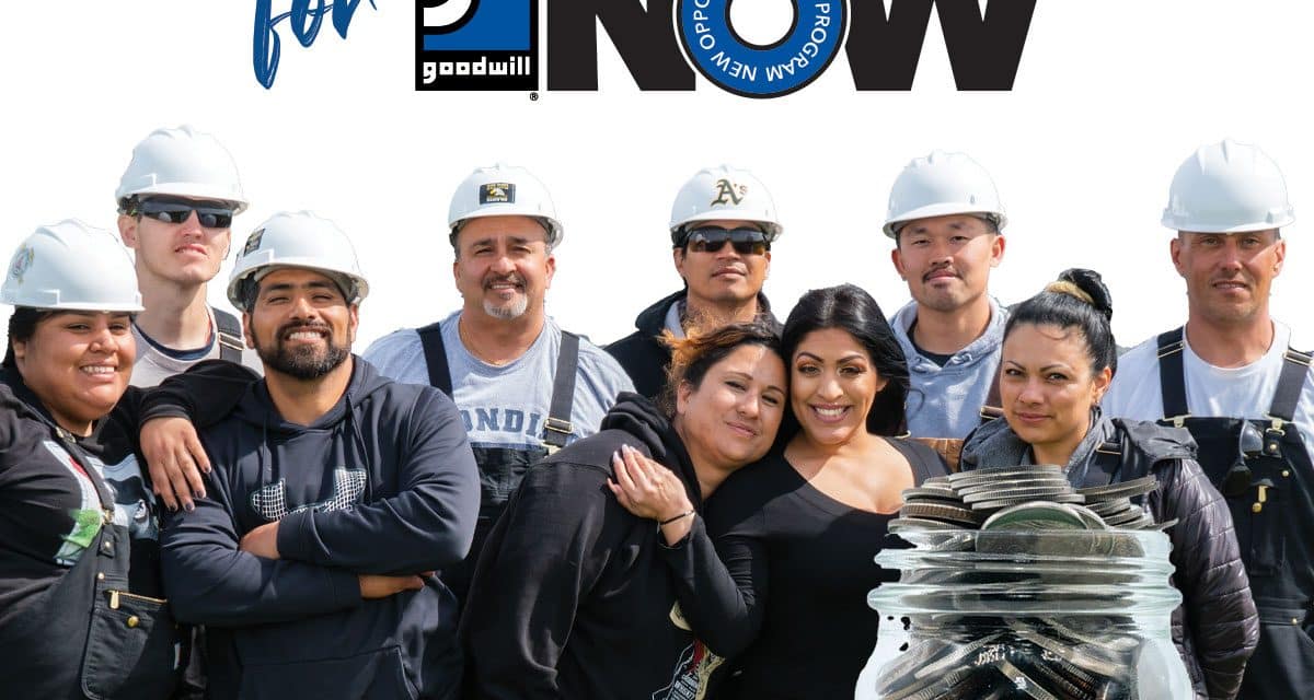 Supporting the NOW Program of Goodwill Silicon Valley in July 2023