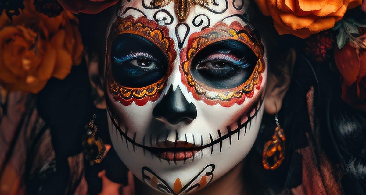 Embracing the Spirit of Dia De Los Muertos with Thrifted Treasures from Goodwill