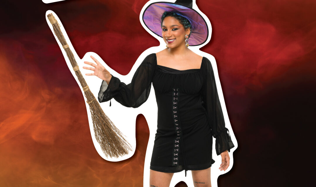 3 Ideas for Easy DIY Halloween Costumes With a Thrifted Little Black Dress