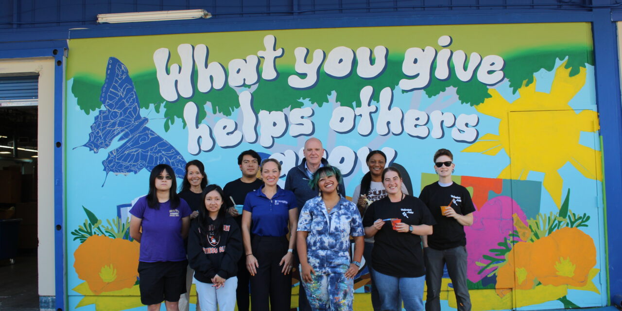 Helping Others Grow: A New Mural Blossoms at Goodwill Almaden